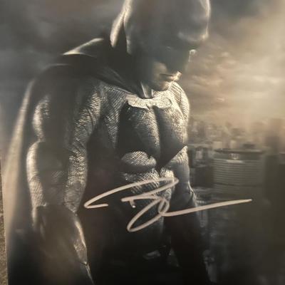 Justice League Ben Affleck signed photo