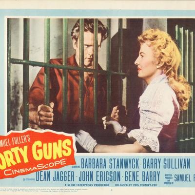 Forty Guns 
1957 original vintage lobby card
