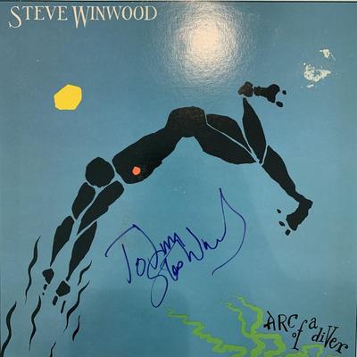Steve Winwood Arc of a Diver signed album