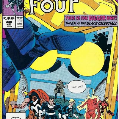 Fantastic Four Marvel Comic Book #340