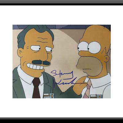 The Simpsons Stacy Keach signed photo