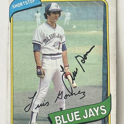 Toronto Blue Jays Luis Gomez signed 1980 Topps #169 trading card