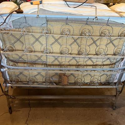 Roll away bed with cabinet