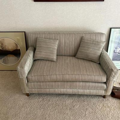 Vintage, loveseat, couch, as seen