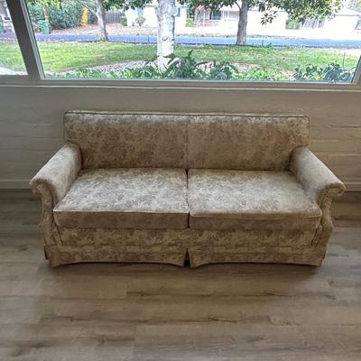 Vintage sleeper sofa, couch, as seen