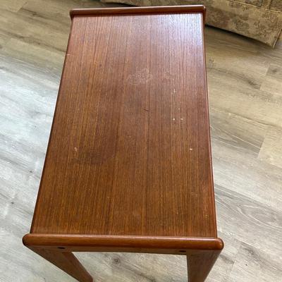 End table, made in Singapore, as seen