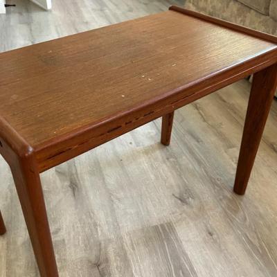 End table, made in Singapore, as seen