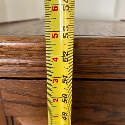 Four drawer wooden file cabinet