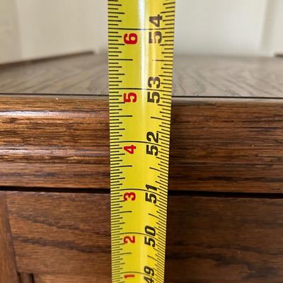 Four drawer wooden file cabinet