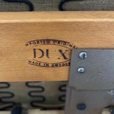 MCM, modern dux, chair, and ottoman made in Sweden