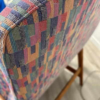 MCM, modern dux, chair, and ottoman made in Sweden