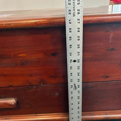 Antique Hope chest with bottom drawer