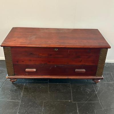 Antique Hope chest with bottom drawer