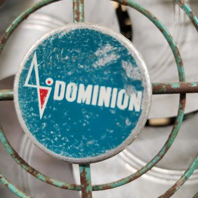 Vintage Dominion Fan Aqua (working)