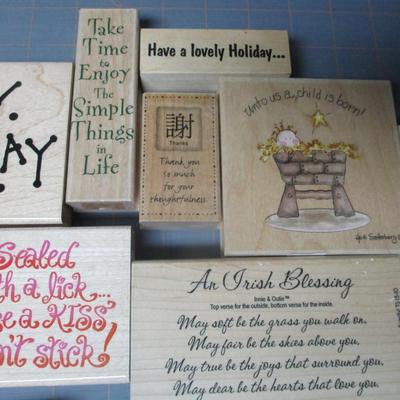 Arts & Crafts Rubber Stamps Choice 2 - A