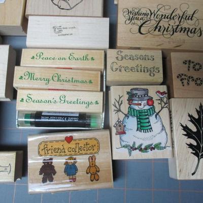 Arts & Crafts Rubber Stamps Choice 3 - A