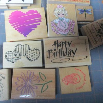 Arts & Crafts Rubber Stamps Choice 5 - A