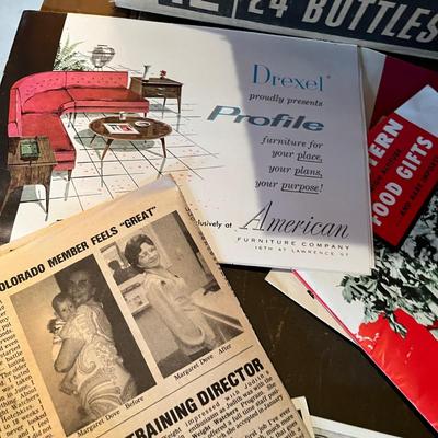 Vintage advertising