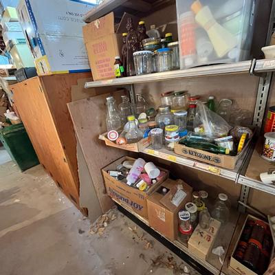 Shelves of jars