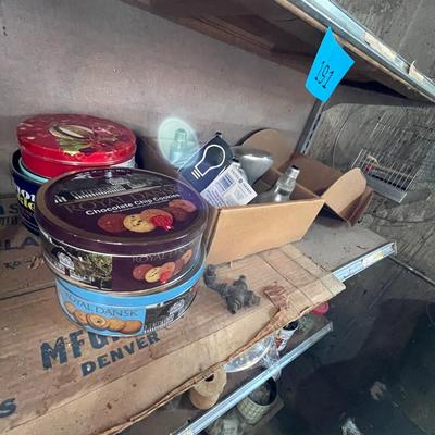 Shelves of misc hardware