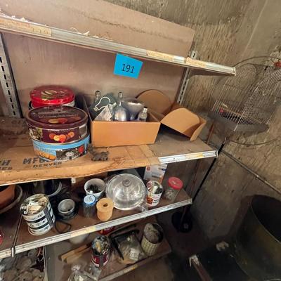Shelves of misc hardware