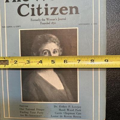 The Woman Citizen Journal & Pamphlets
