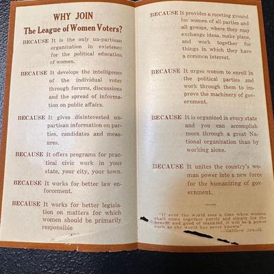 The Woman Citizen Journal & Pamphlets