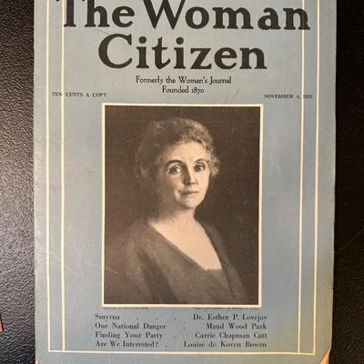 The Woman Citizen Journal & Pamphlets