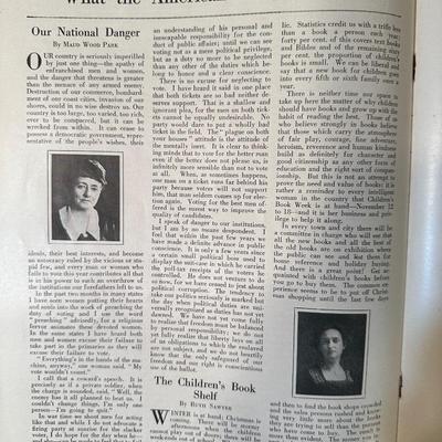 The Woman Citizen Journal & Pamphlets