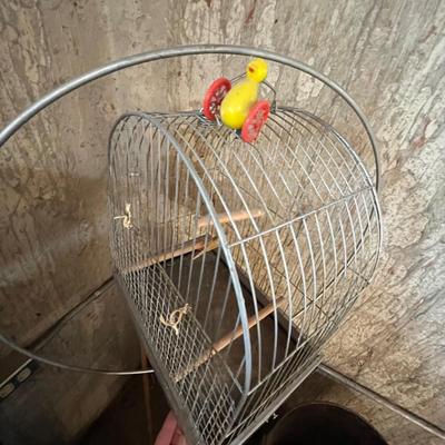 Antique Bird Cage w/ Stand