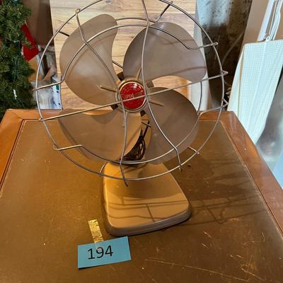 Vintage metal fan