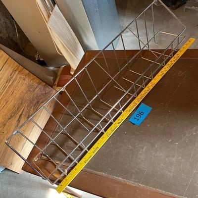 Metal wall rack