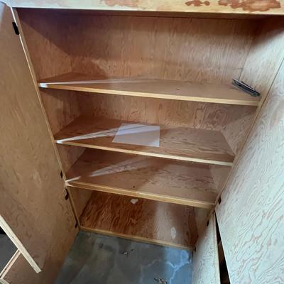 Wood Cabinet. Great for storage