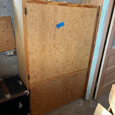 Wood Cabinet. Great for storage