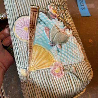 Antique Majolica Pitcher