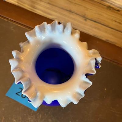 Cobalt Bristol Glass Vase