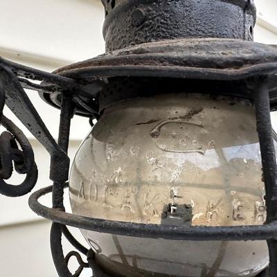 Vintage Kerosene Baltimore & Ohio Railroad Lantern