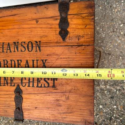 Vintage Chanson Bordeaux Wine Chest