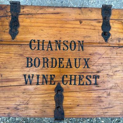 Vintage Chanson Bordeaux Wine Chest