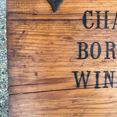 Vintage Chanson Bordeaux Wine Chest