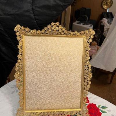 Antique Hollywood regency Ormolu Photo frame 