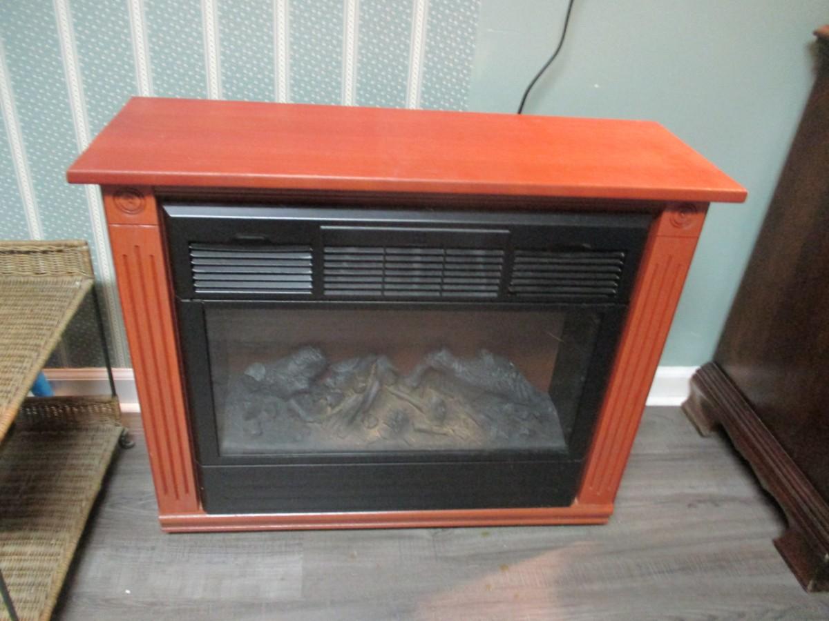 Heat Surge Movable Heater Electrical Fireplace Model X5B B