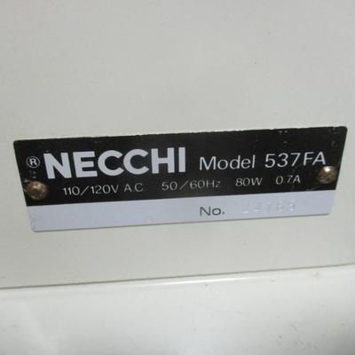 Necchi Sewing Machine Model 537FA - B