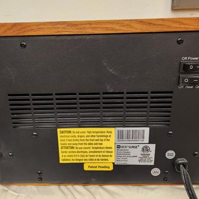 Tabletop fireplace heater