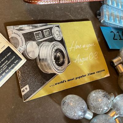 Lot of vintage camera & supplies