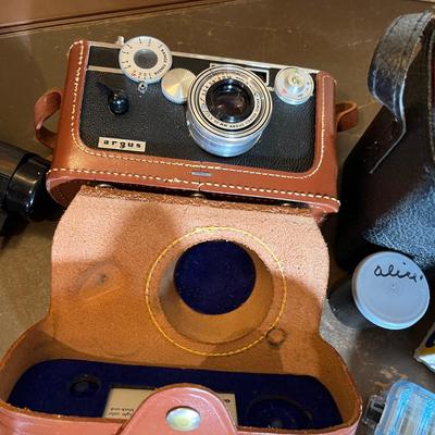 Lot of vintage camera & supplies
