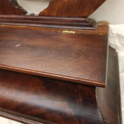 Antique vanity mirror/glovebox