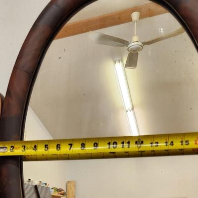 Antique vanity mirror/glovebox