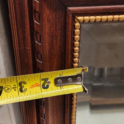 Beveled mirror