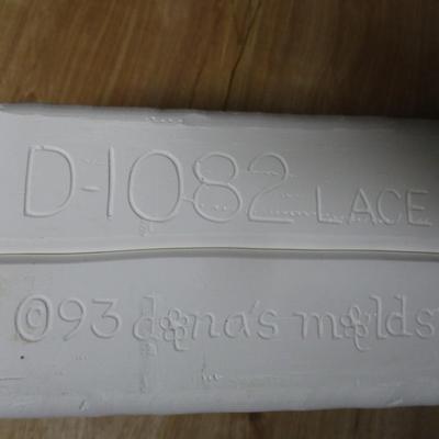 1993 Danas Molds Lace Applique Decorated Easter Eggs Ceramic Slip Mold D-1082 - C